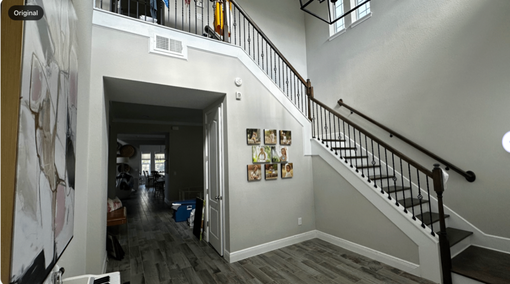 Before — staircase